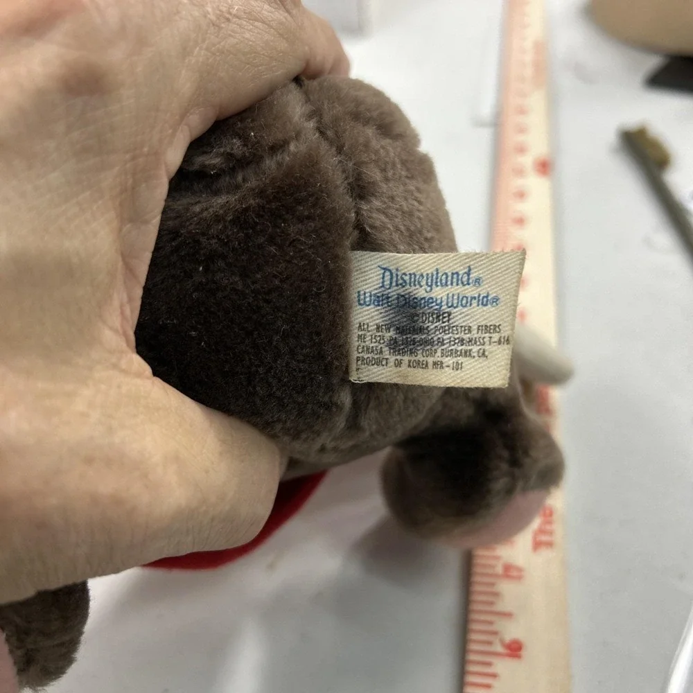 Vintage‎ Timothy Q Mouse Disney World Plush Dumbo Character Stuffed Animal